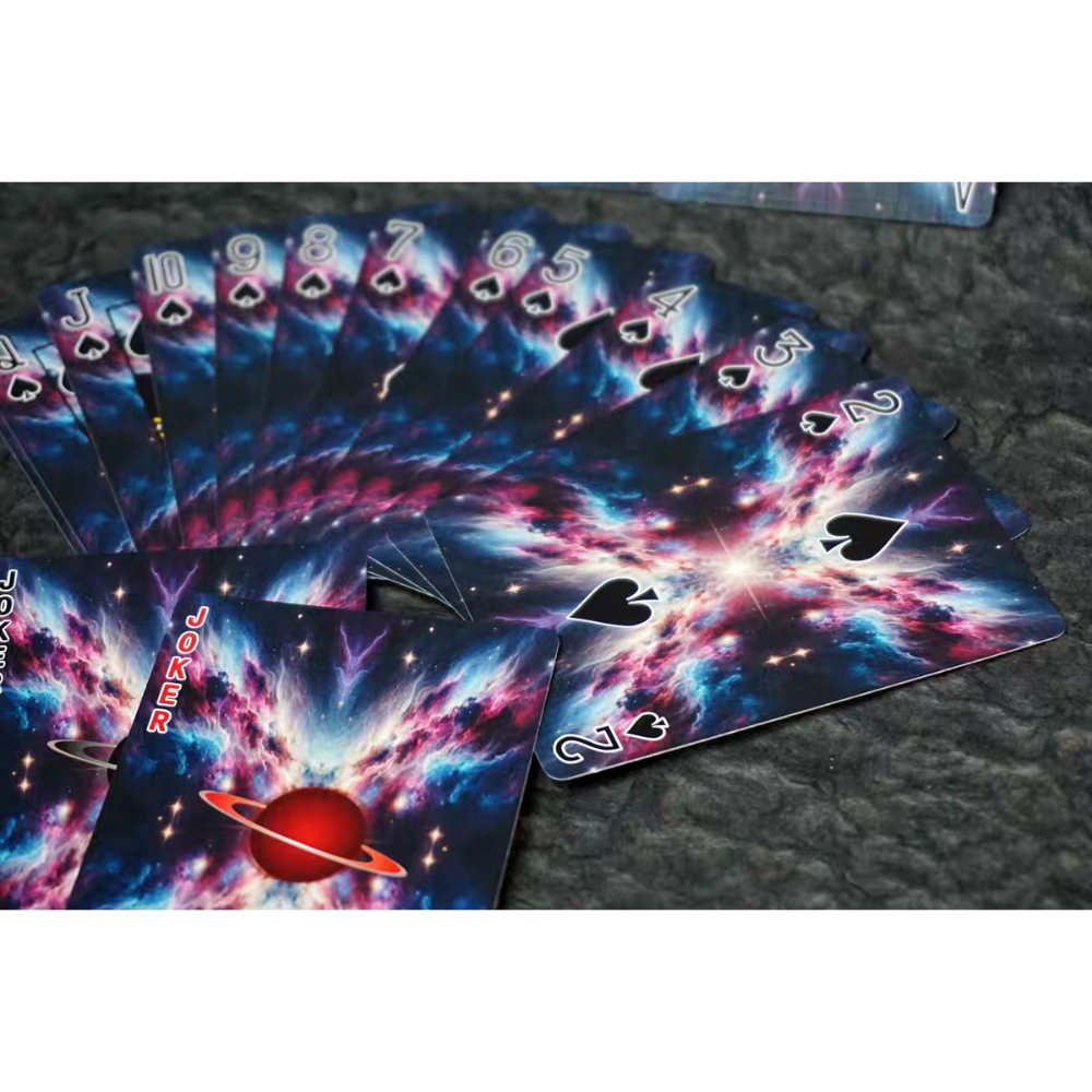【千葉撲克】現貨 瑜慈 HALO星環 星空牌 星座牌 星雲 宇宙 花切 撲克牌 練習牌 收藏牌 魔術道具 觀星者-細節圖5