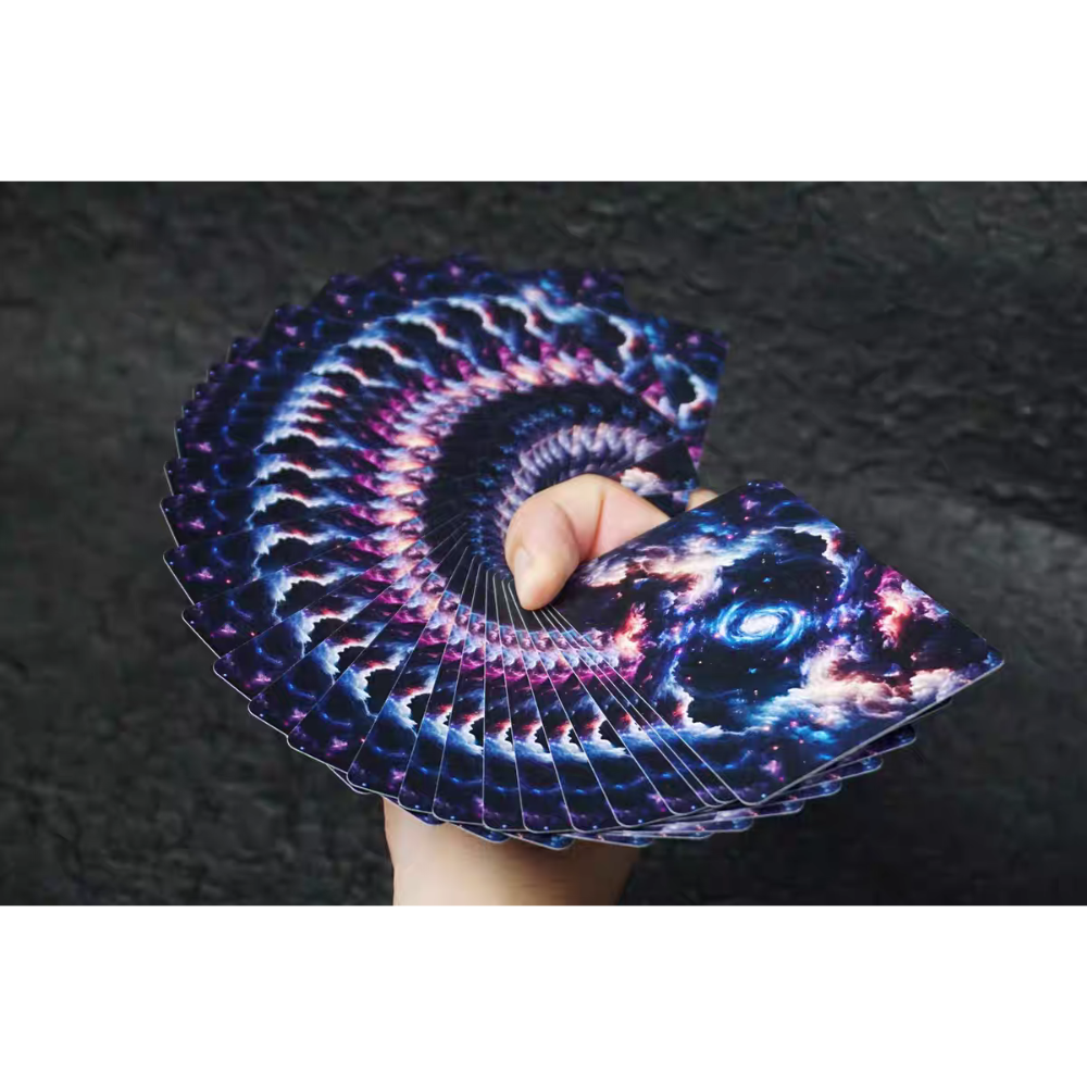 【千葉撲克】現貨 瑜慈 HALO星環 星空牌 星座牌 星雲 宇宙 花切 撲克牌 練習牌 收藏牌 魔術道具 觀星者-細節圖6