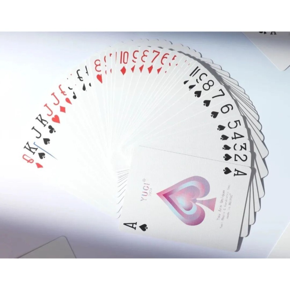 【千葉撲克】現貨 瑜慈 X1粉紫彩虹 燙金 撲克牌盲盒 福袋 花切練習牌 魔術道具 收藏牌 紙牌 uspcc 花切專用-細節圖6