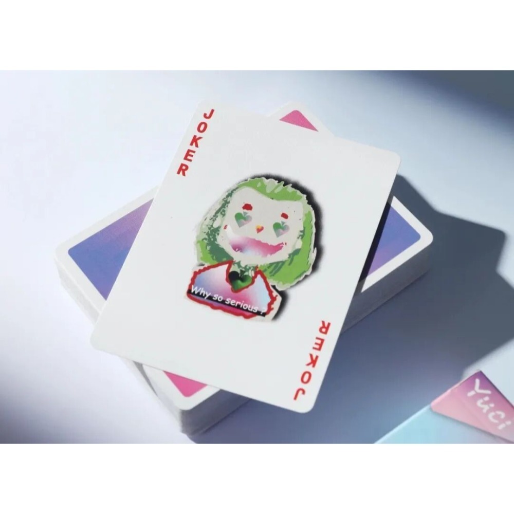 【千葉撲克】現貨 瑜慈 X1粉紫彩虹 燙金 撲克牌盲盒 福袋 花切練習牌 魔術道具 收藏牌 紙牌 uspcc 花切專用-細節圖9