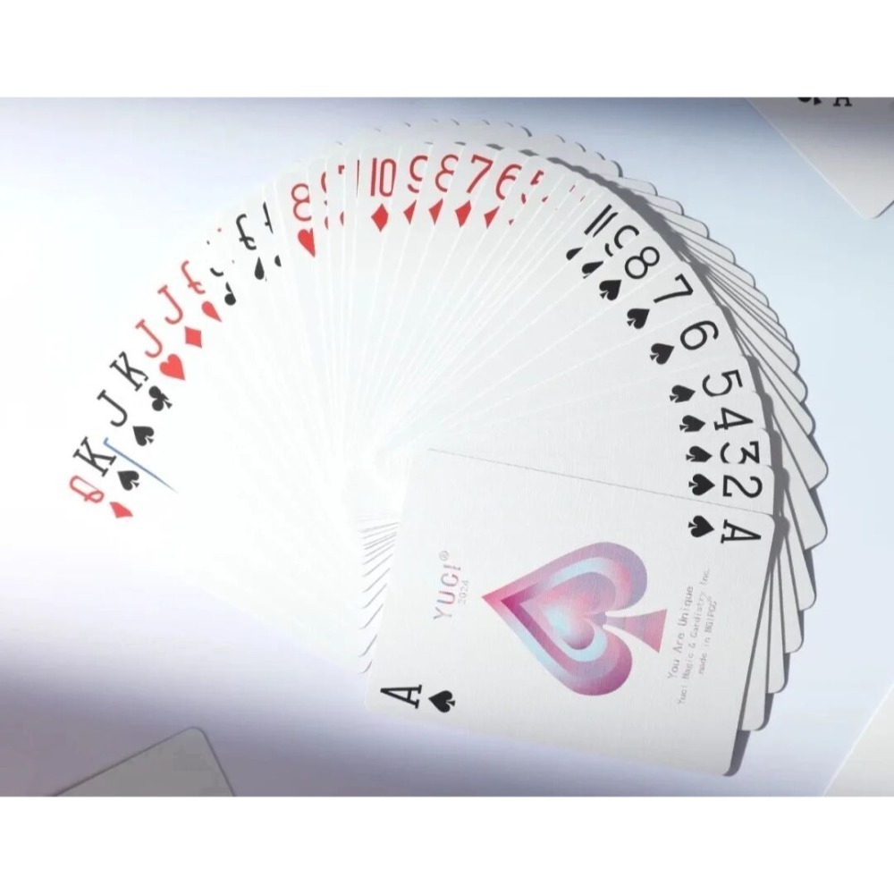 【千葉撲克】現貨 瑜慈 X1粉紫彩虹 燙金 撲克牌盲盒 福袋 花切練習牌 魔術道具 收藏牌 紙牌 uspcc 花切專用-細節圖6