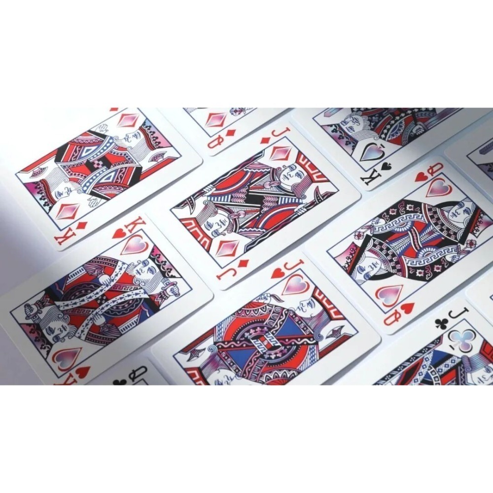 【千葉撲克】現貨 瑜慈 X1粉紫彩虹 燙金 撲克牌盲盒 福袋 花切練習牌 魔術道具 收藏牌 紙牌 uspcc 花切專用-細節圖8