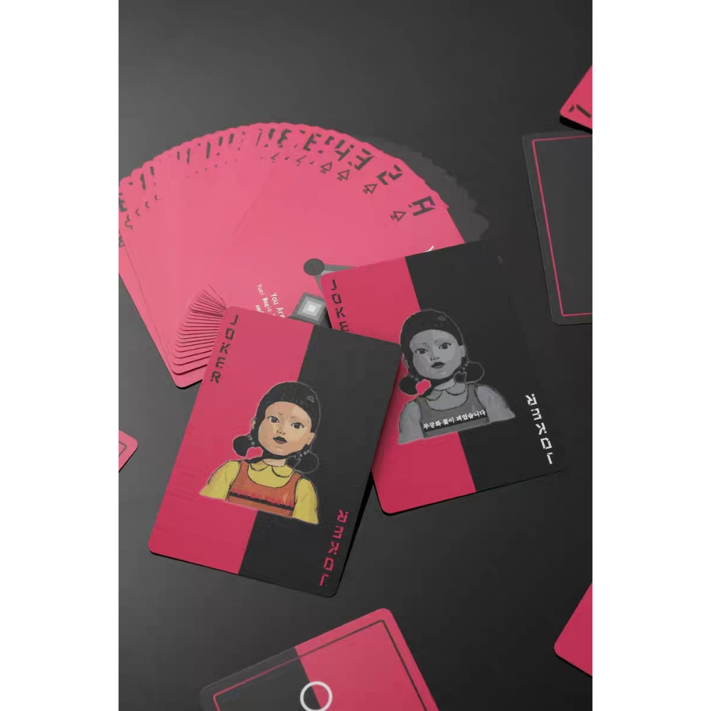 【千葉撲克】現貨 瑜慈 魷魚遊戲 撲克牌 限量聯名 456副 Game 魔術收藏牌 花切專用 禮物 squid game-細節圖6