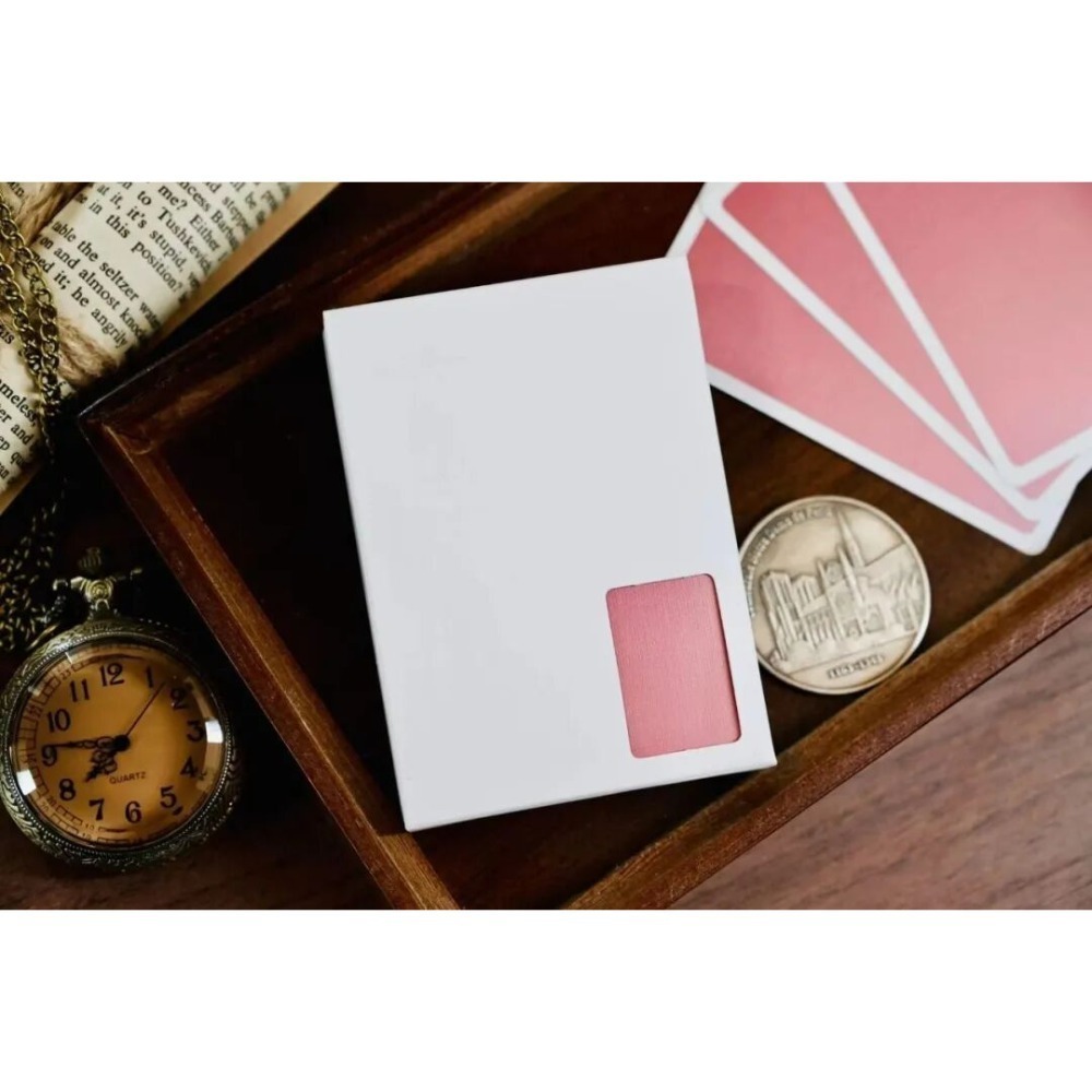 【千葉撲克】現貨 TS壓薄 金屬油墨 撲克牌 花切魔術純白練習牌 黑芯紙 kingstar 空白牌魔術道具 白白牌-細節圖9