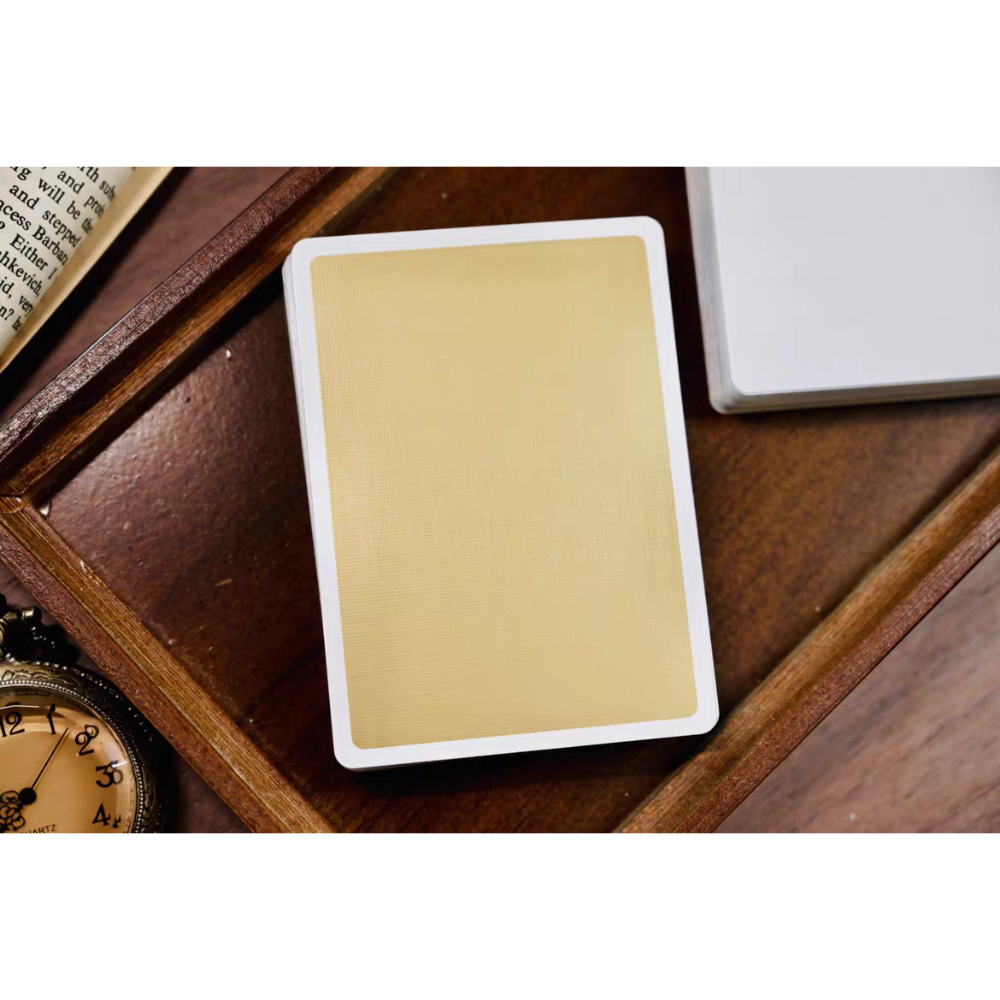 【千葉撲克】現貨 TS壓薄 金屬油墨 撲克牌 花切魔術純白練習牌 黑芯紙 kingstar 空白牌魔術道具 白白牌-規格圖9