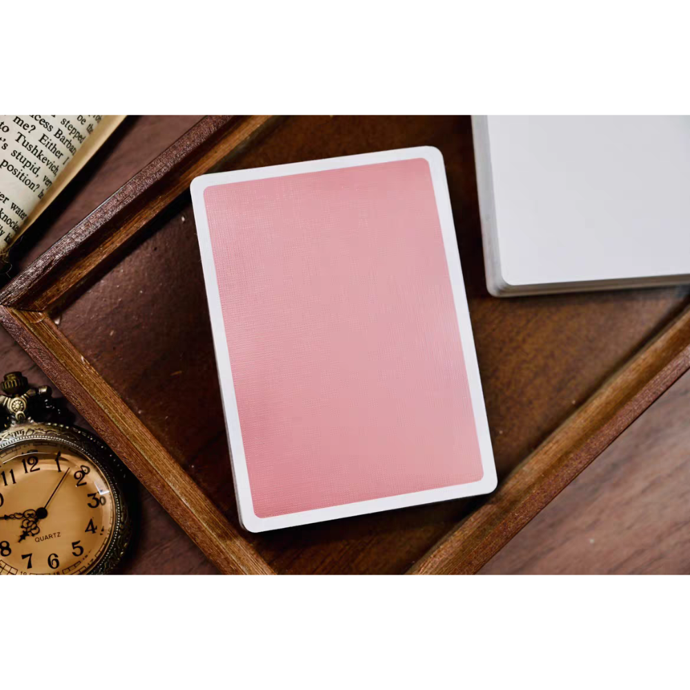 【千葉撲克】現貨 TS壓薄 金屬油墨 撲克牌 花切魔術純白練習牌 黑芯紙 kingstar 空白牌魔術道具 白白牌-規格圖9