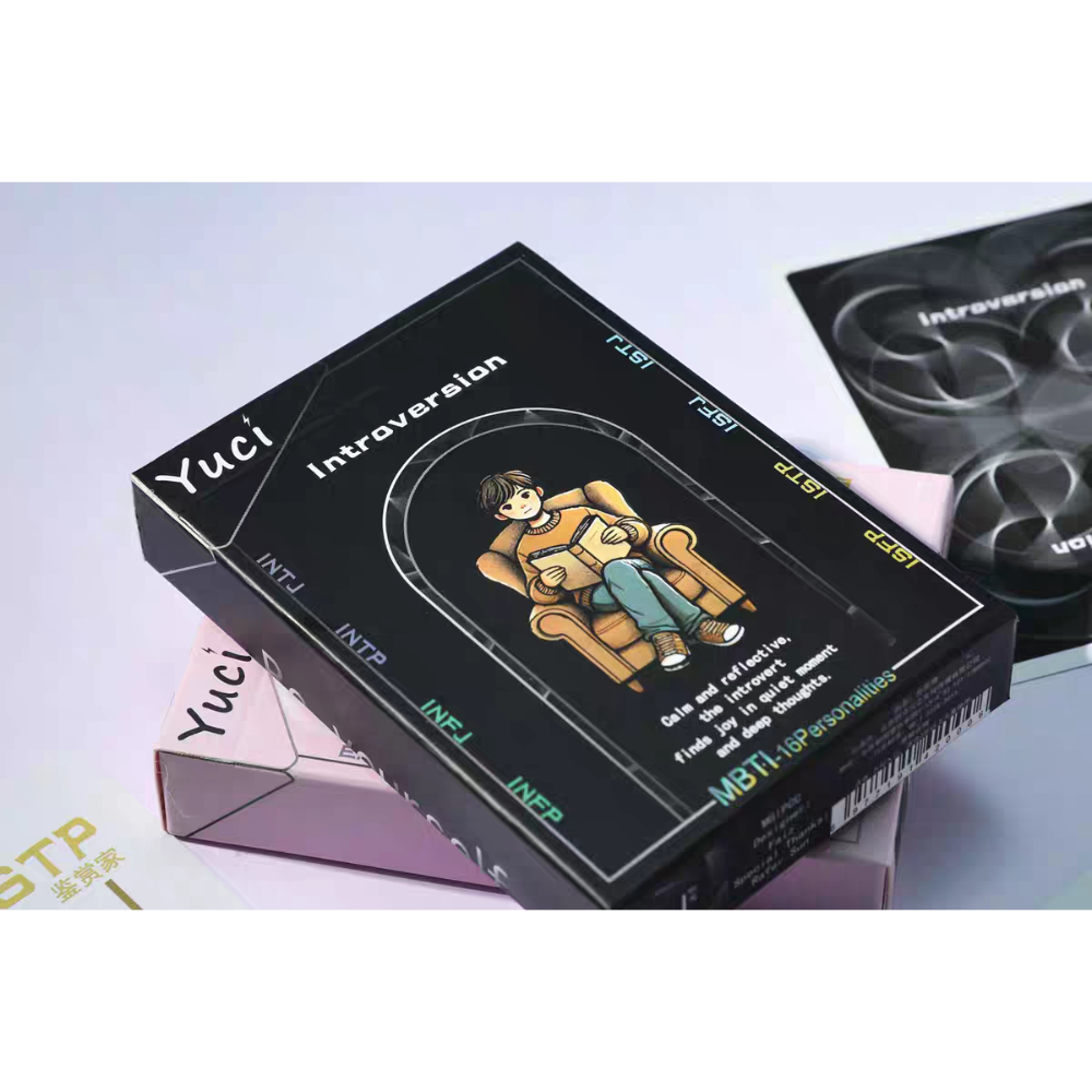 【千葉撲克】現貨 瑜慈 mbti 撲克牌 讀心魔術效果 十六型人格 星座 玄學 花切撲克牌 練習牌 魔術道具 收藏牌-細節圖3