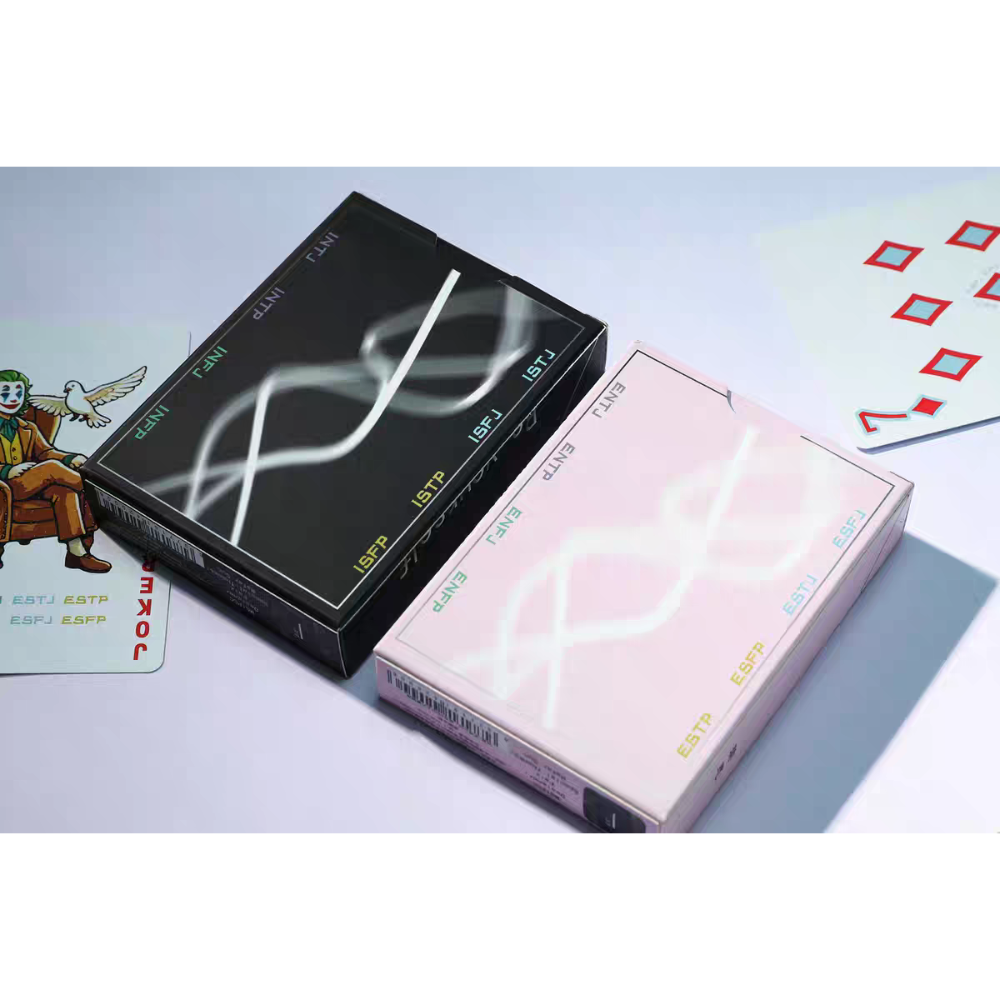 【千葉撲克】現貨 瑜慈 mbti 撲克牌 讀心魔術效果 十六型人格 星座 玄學 花切撲克牌 練習牌 魔術道具 收藏牌-細節圖4