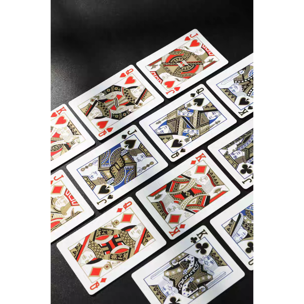 【千葉撲克】現貨 瑜慈Logo 金屬油墨 撲克牌 Holo鐳射工藝 魔術 收藏牌 花切專用牌 禮物 紙牌 渡邊燙金-細節圖5