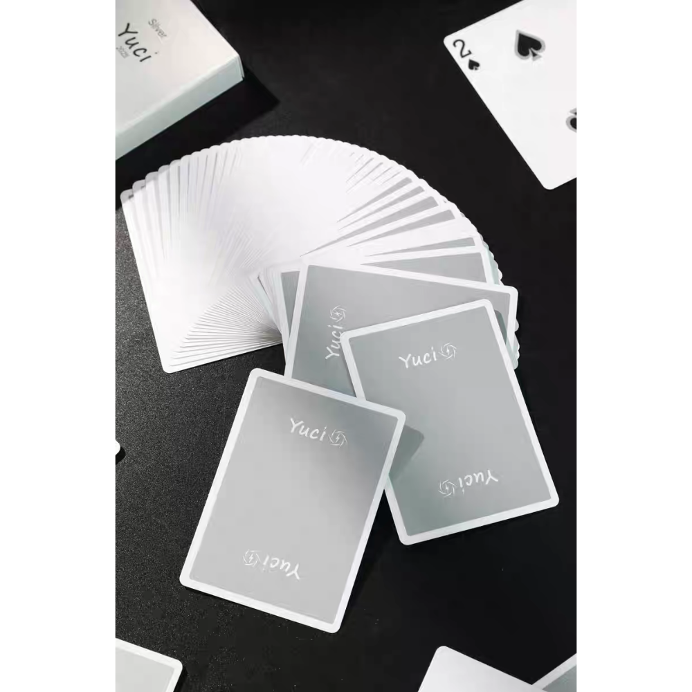 【千葉撲克】現貨 瑜慈Logo 金屬油墨 撲克牌 Holo鐳射工藝 魔術 收藏牌 花切專用牌 禮物 紙牌 渡邊燙金-細節圖6