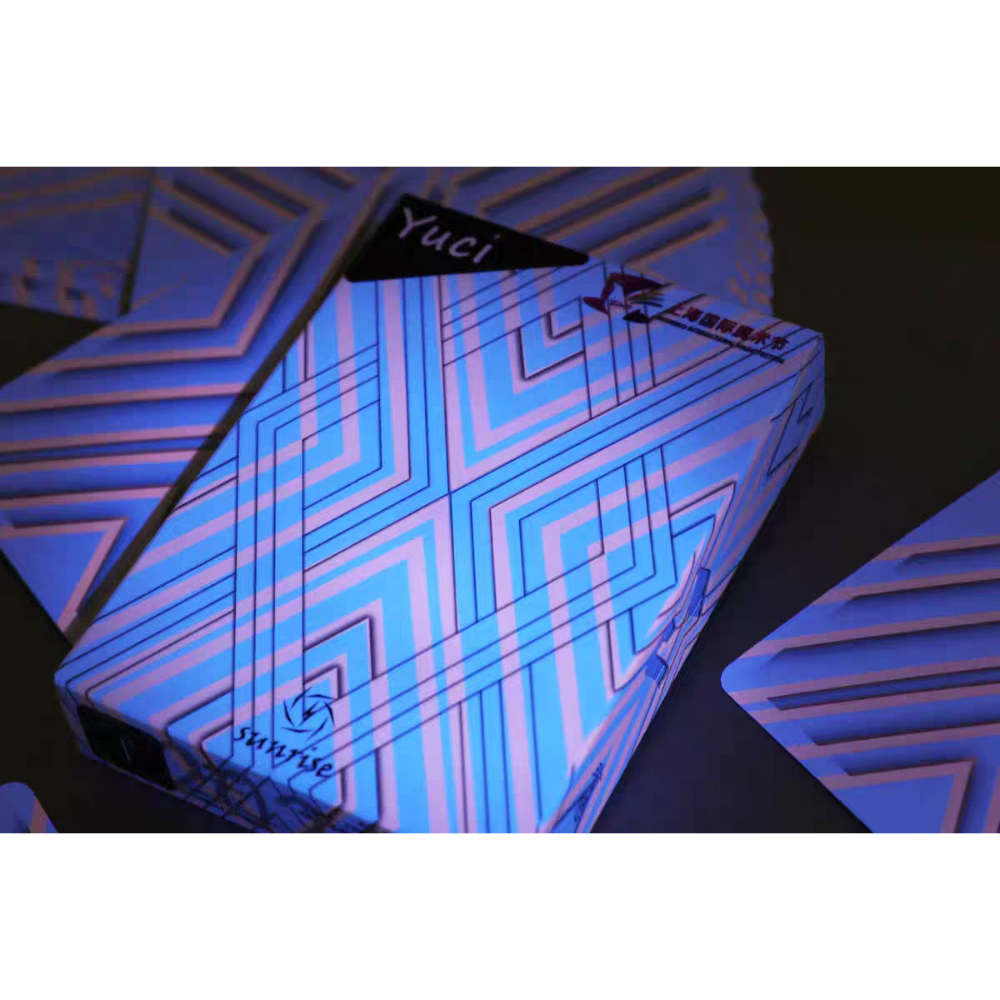 【千葉撲克】現貨 瑜慈 極光 撲克牌 螢光撲克牌 花切練習牌 魔術道具 收藏牌 紙牌 uspcc 花切專用牌-細節圖9