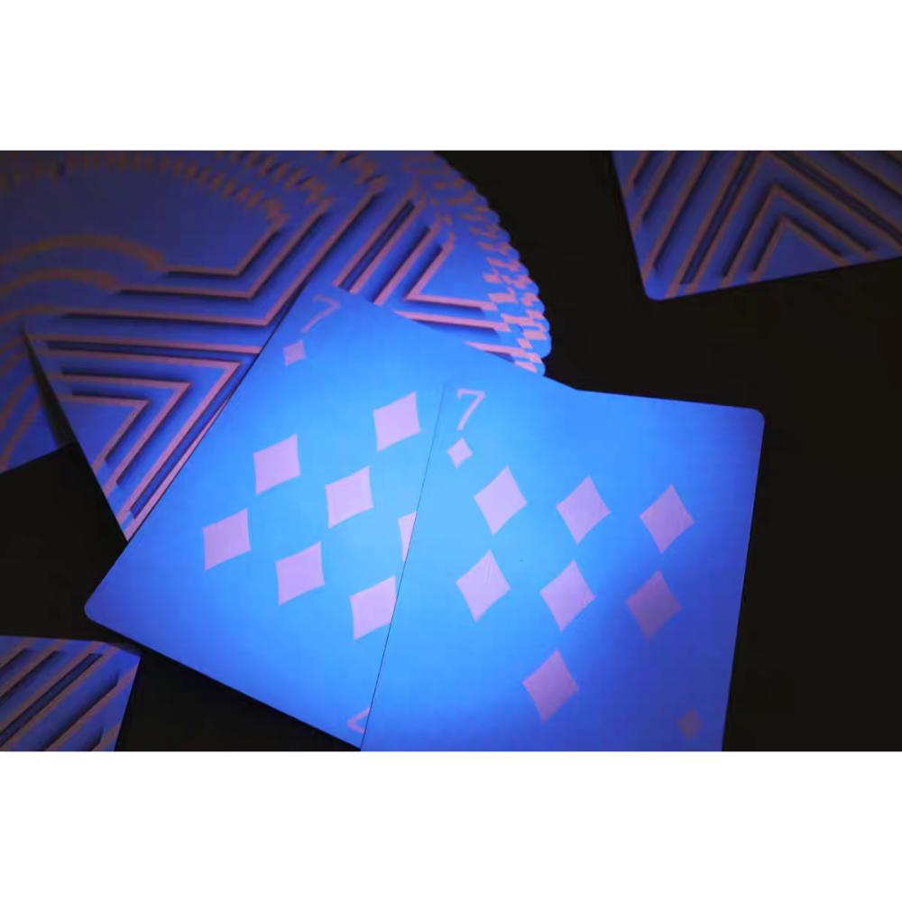 【千葉撲克】現貨 瑜慈 極光 撲克牌 螢光撲克牌 花切練習牌 魔術道具 收藏牌 紙牌 uspcc 花切專用牌-細節圖10