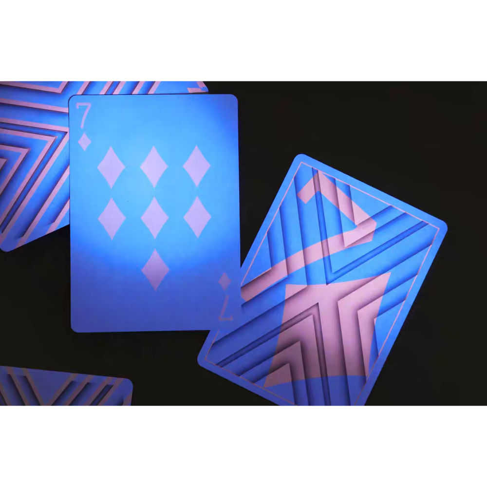 【千葉撲克】現貨 瑜慈 極光 撲克牌 螢光撲克牌 花切練習牌 魔術道具 收藏牌 紙牌 uspcc 花切專用牌-細節圖11