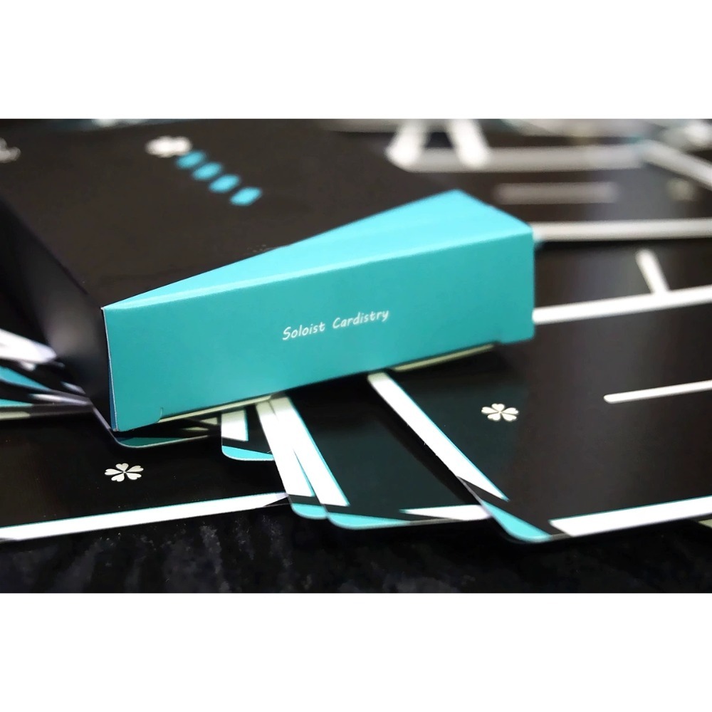 【千葉撲克】現貨 獨奏者v2 碧色 撲克牌 無點數  花切撲克牌 收藏牌 魔術道具 紙牌 練習牌 花切專用-細節圖2