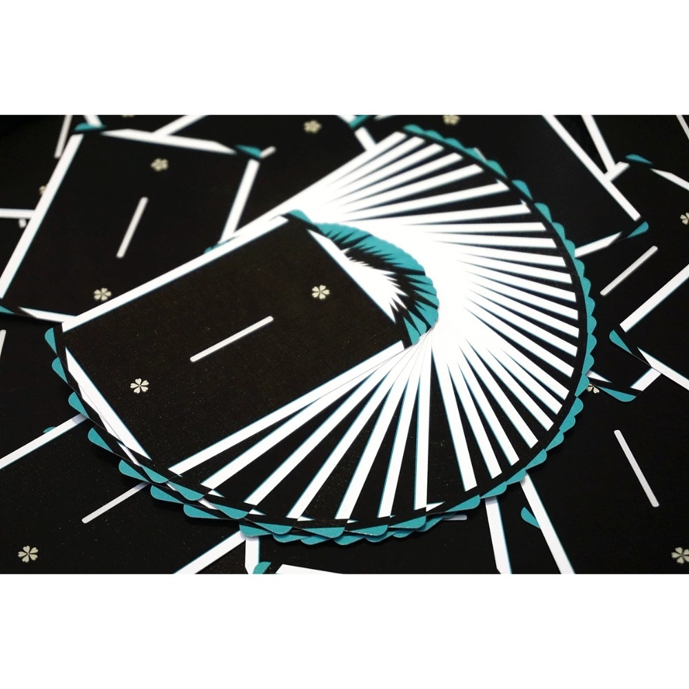 【千葉撲克】現貨 獨奏者v2 碧色 撲克牌 無點數  花切撲克牌 收藏牌 魔術道具 紙牌 練習牌 花切專用-細節圖3