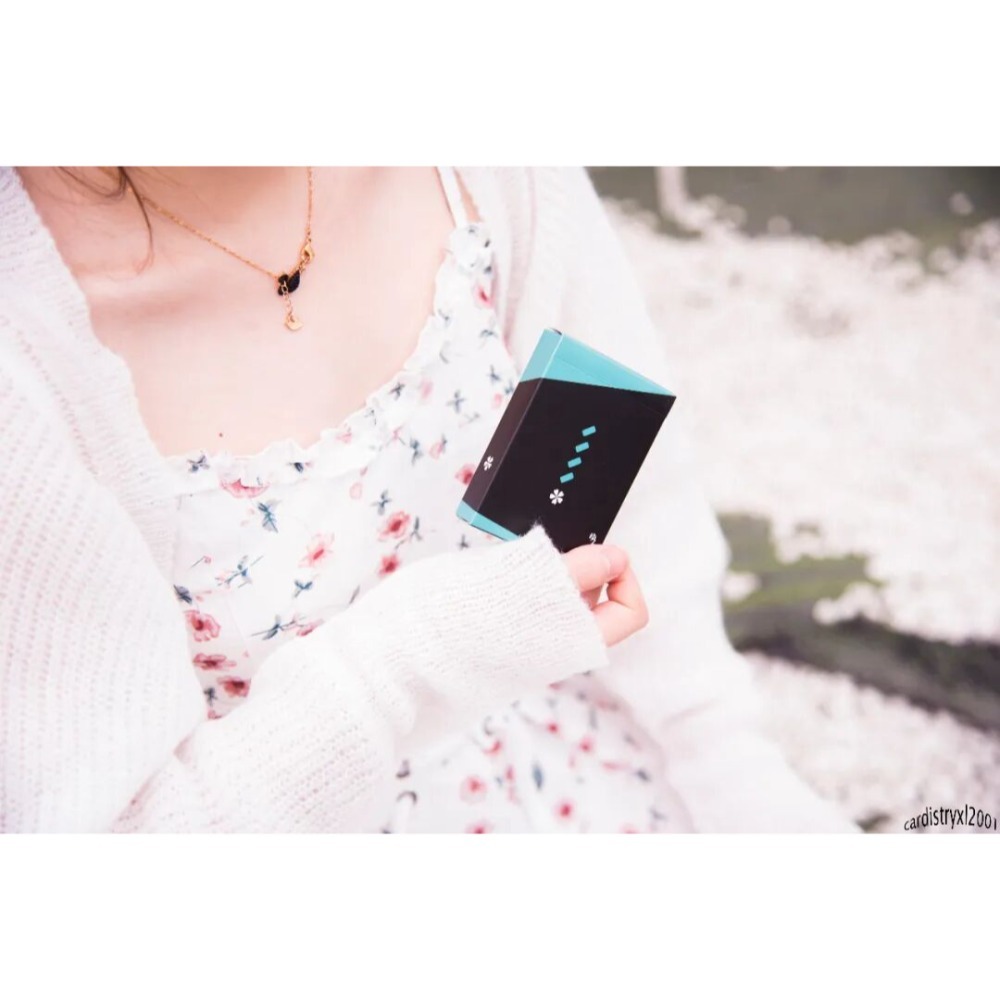 【千葉撲克】現貨 獨奏者v2 碧色 撲克牌 無點數  花切撲克牌 收藏牌 魔術道具 紙牌 練習牌 花切專用-細節圖6