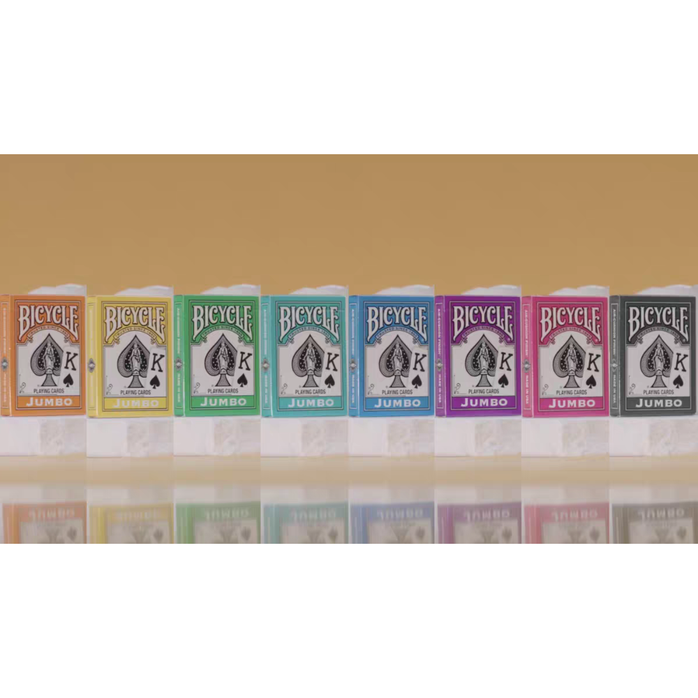 【千葉撲克】現貨 Bicycle 炫彩大字版 魔術師 撲克牌 八色 彩色 彩虹撲克牌 花切收藏撲克牌 紅橘橙黃綠藍紫黑白-細節圖4