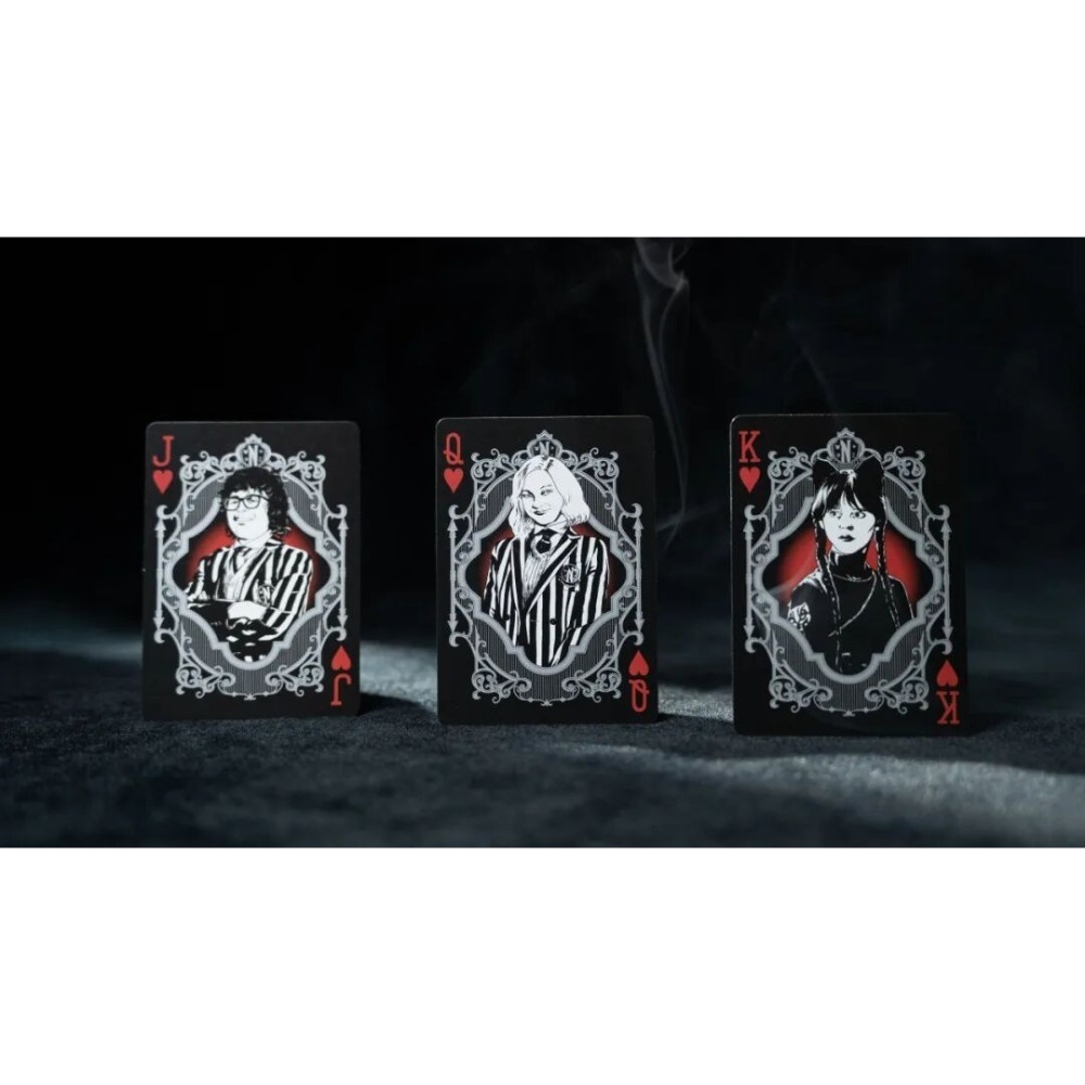 【千葉撲克】現貨 Bicycle x Wednesday 星期三 撲克牌 聯名 練習牌 魔術收藏牌 紙牌 uspcc-細節圖9