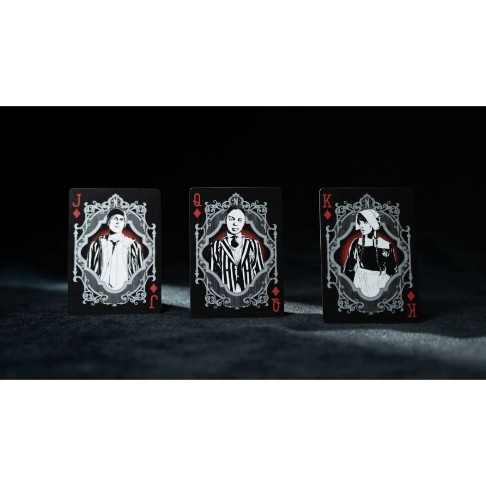 【千葉撲克】現貨 Bicycle x Wednesday 星期三 撲克牌 聯名 練習牌 魔術收藏牌 紙牌 uspcc-細節圖11