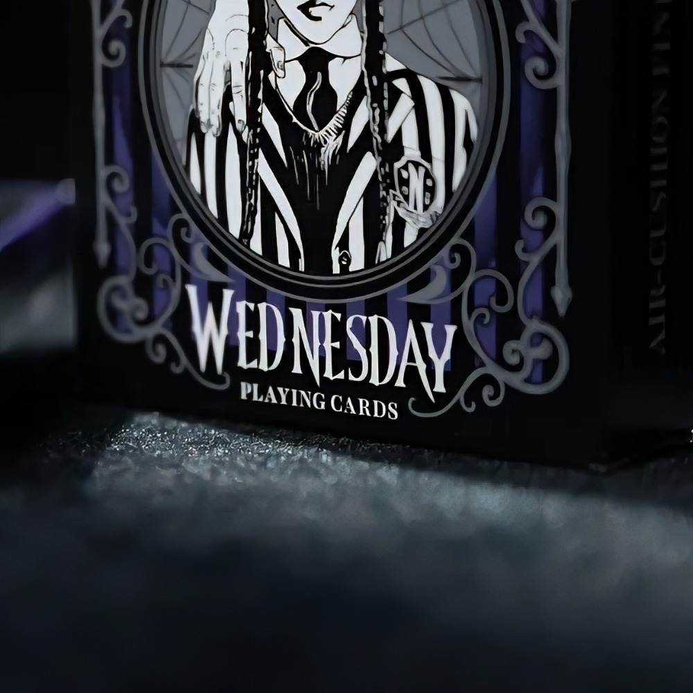 【千葉撲克】現貨 Bicycle x Wednesday 星期三 撲克牌 聯名 練習牌 魔術收藏牌 紙牌 uspcc-細節圖3