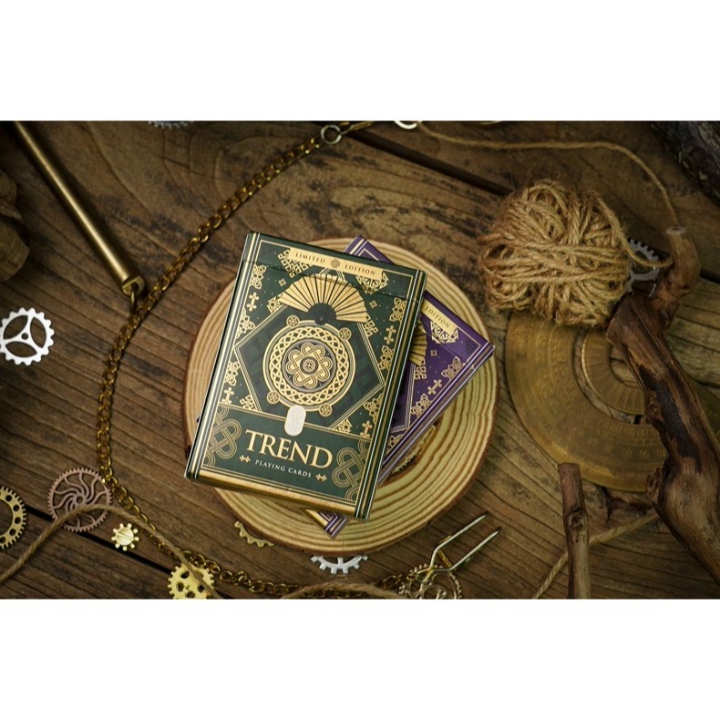 【千葉撲克】現貨 Tcc撲克 傾城系列 墨綠 焉紫 無點數撲克 花切撲克牌 收藏牌 魔術道具 練習牌 紙牌-細節圖4