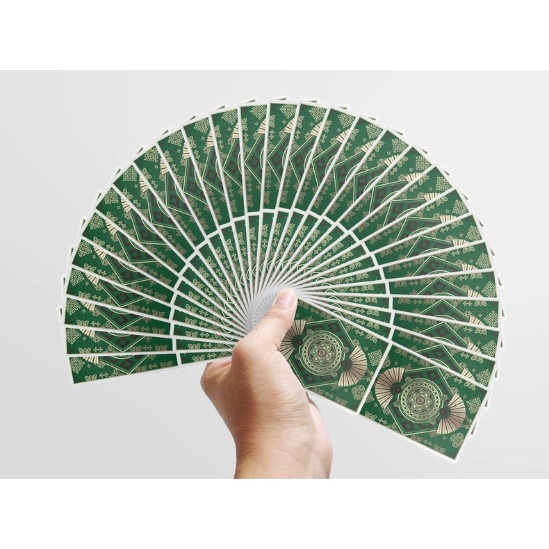 【千葉撲克】現貨 Tcc撲克 傾城系列 墨綠 焉紫 無點數撲克 花切撲克牌 收藏牌 魔術道具 練習牌 紙牌-細節圖9