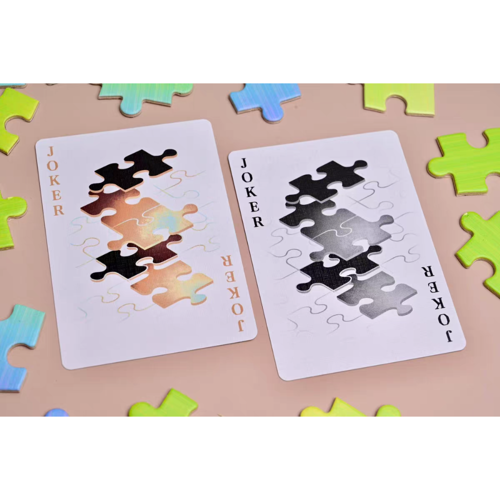 【千葉撲克】現貨 拼圖 撲克牌 Puzzle Kingstar 收藏牌 魔術 花切專用牌 單車牌 禮物 紙牌 練習牌-細節圖3