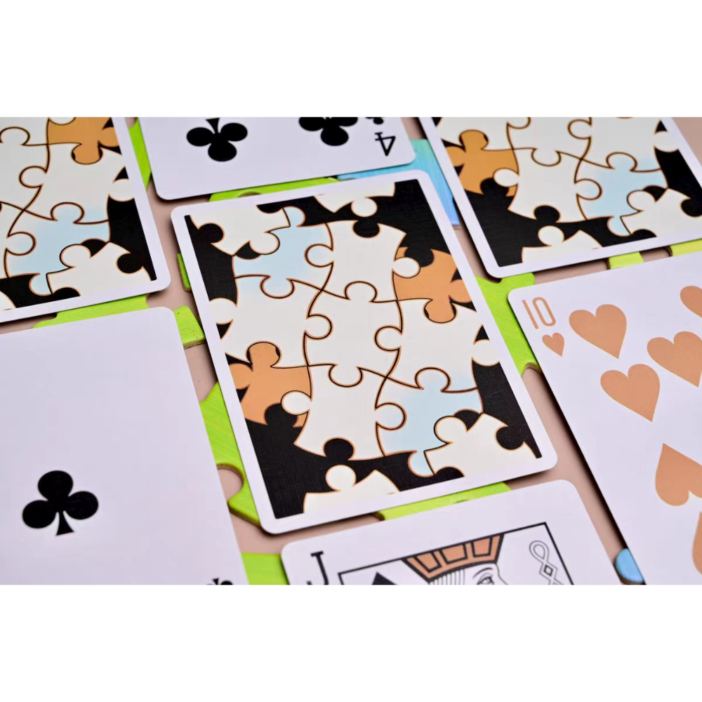 【千葉撲克】現貨 拼圖 撲克牌 Puzzle Kingstar 收藏牌 魔術 花切專用牌 單車牌 禮物 紙牌 練習牌-細節圖6