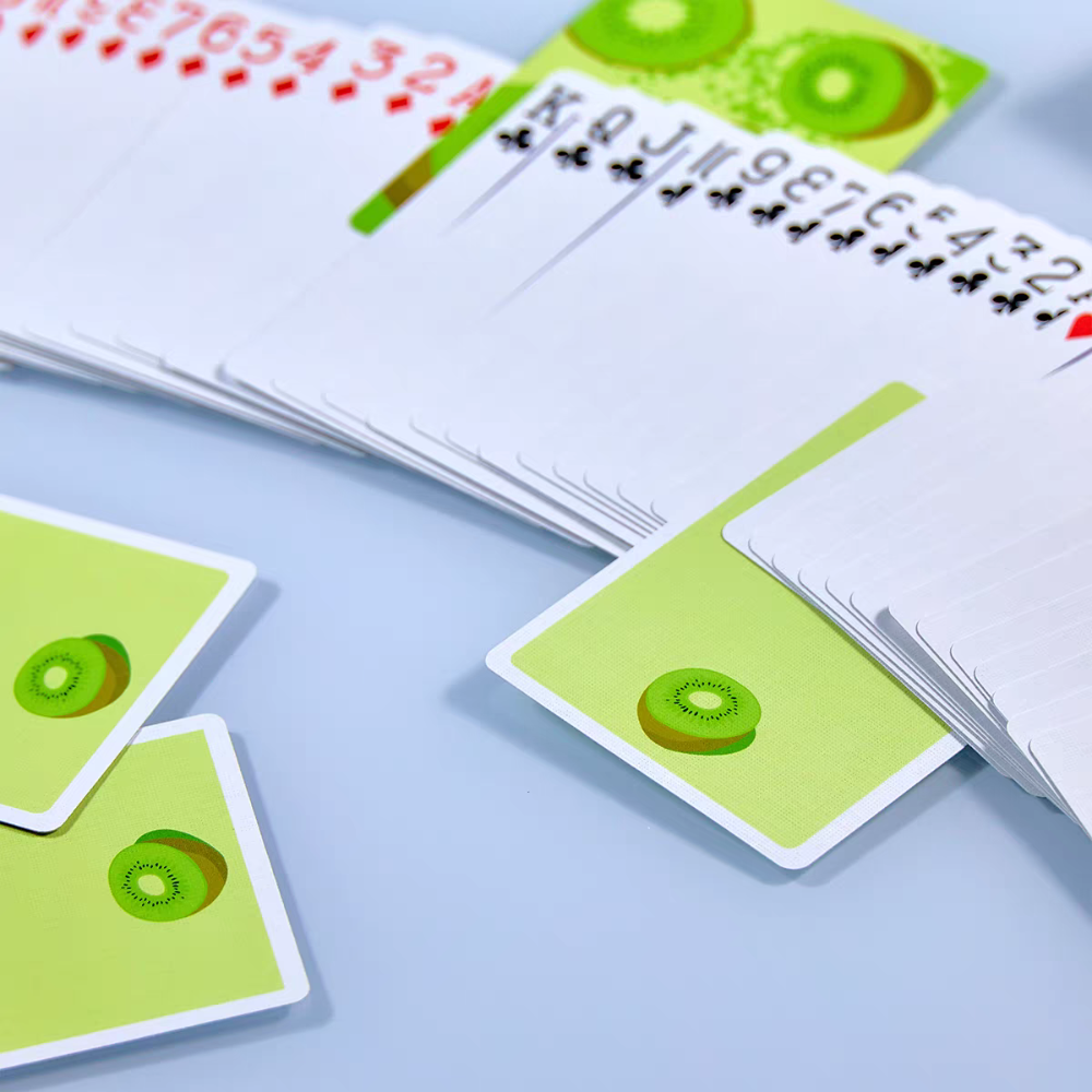 【千葉撲克】現貨 奇異果 Kiwi 清新水果 撲克牌 iarvel出品 收藏牌 魔術 花切專用牌 單車牌 禮物 紙牌-細節圖2