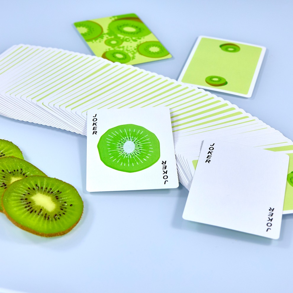 【千葉撲克】現貨 奇異果 Kiwi 清新水果 撲克牌 iarvel出品 收藏牌 魔術 花切專用牌 單車牌 禮物 紙牌-細節圖4