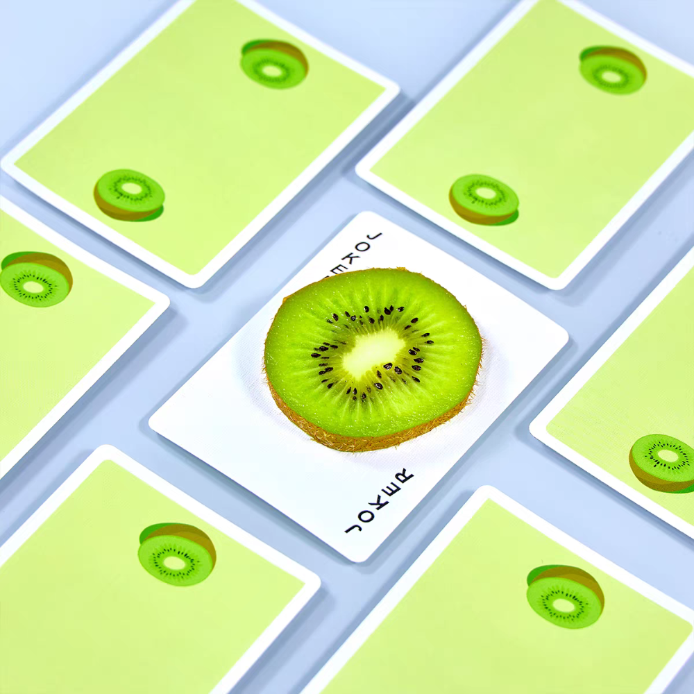 【千葉撲克】現貨 奇異果 Kiwi 清新水果 撲克牌 iarvel出品 收藏牌 魔術 花切專用牌 單車牌 禮物 紙牌-細節圖6