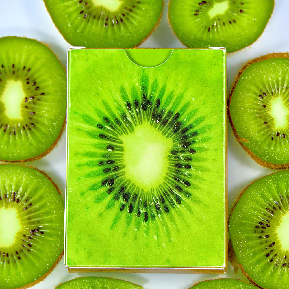 【千葉撲克】現貨 奇異果 Kiwi 清新水果 撲克牌 iarvel出品 收藏牌 魔術 花切專用牌 單車牌 禮物 紙牌-細節圖9