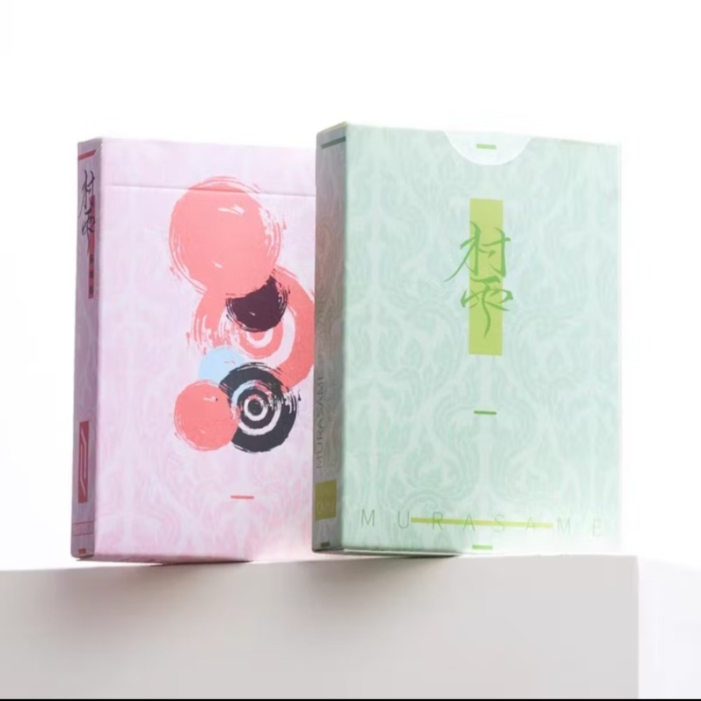 【千葉撲克】現貨 村雨 撲克牌  四季款 花切撲克牌 粉色 綠色 橘色 藍色 花切練習牌 花切專用牌 收藏牌 魔術道具-細節圖3