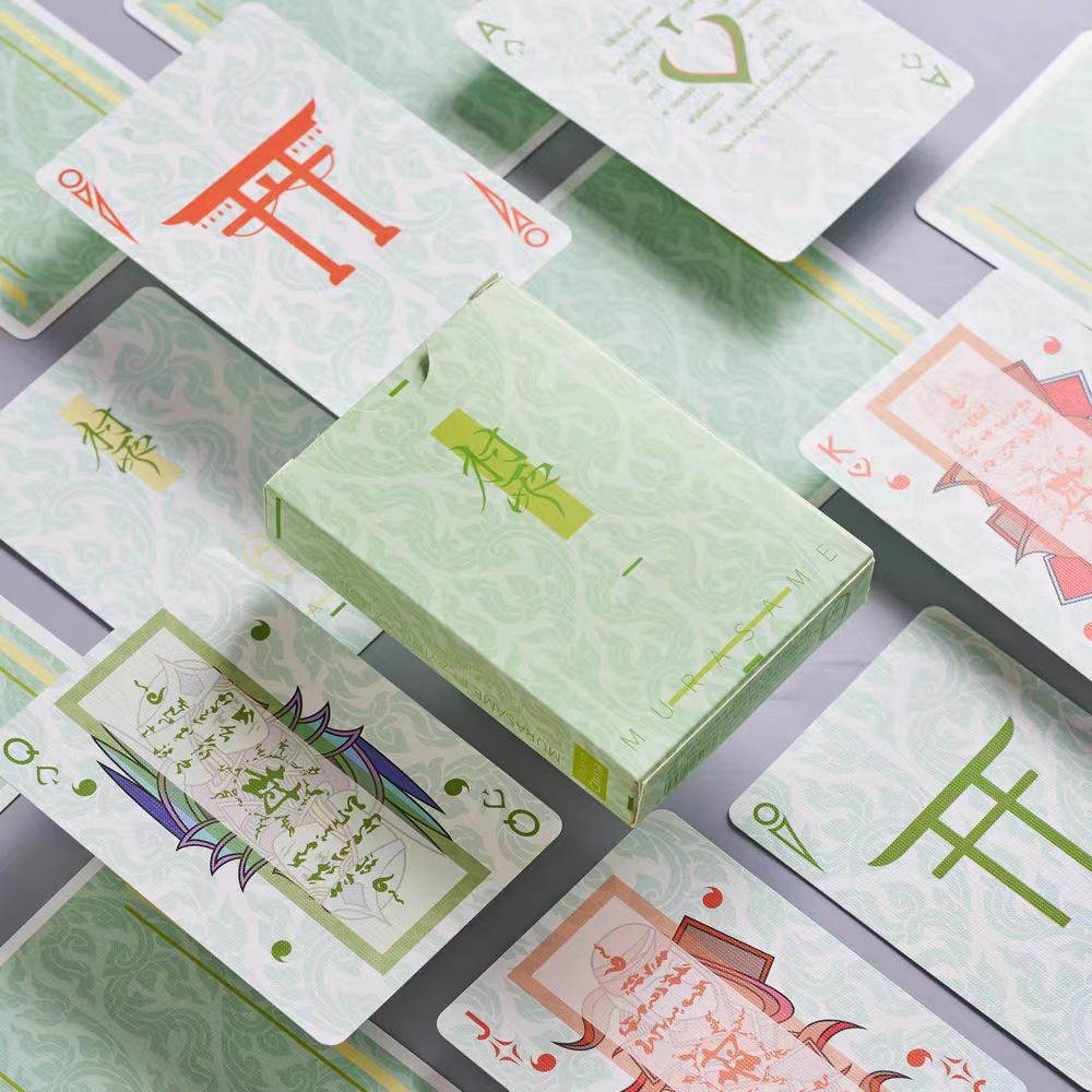 【千葉撲克】現貨 村雨 撲克牌  四季款 花切撲克牌 粉色 綠色 橘色 藍色 花切練習牌 花切專用牌 收藏牌 魔術道具-規格圖10