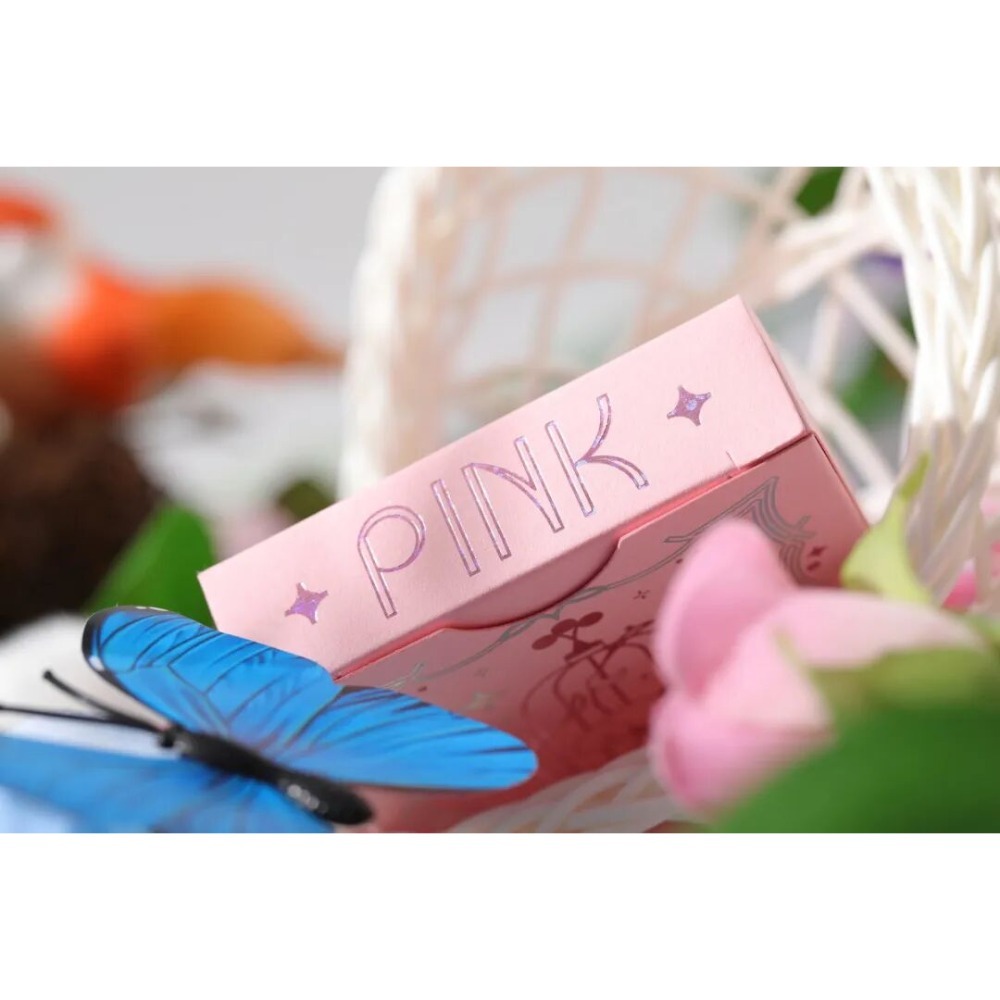 【千葉撲克】現貨 粉PINK 撲克牌 金屬油墨 收藏牌 魔術 花切專用牌 單車牌 禮物 紙牌 渡邊燙金 練習牌-細節圖3