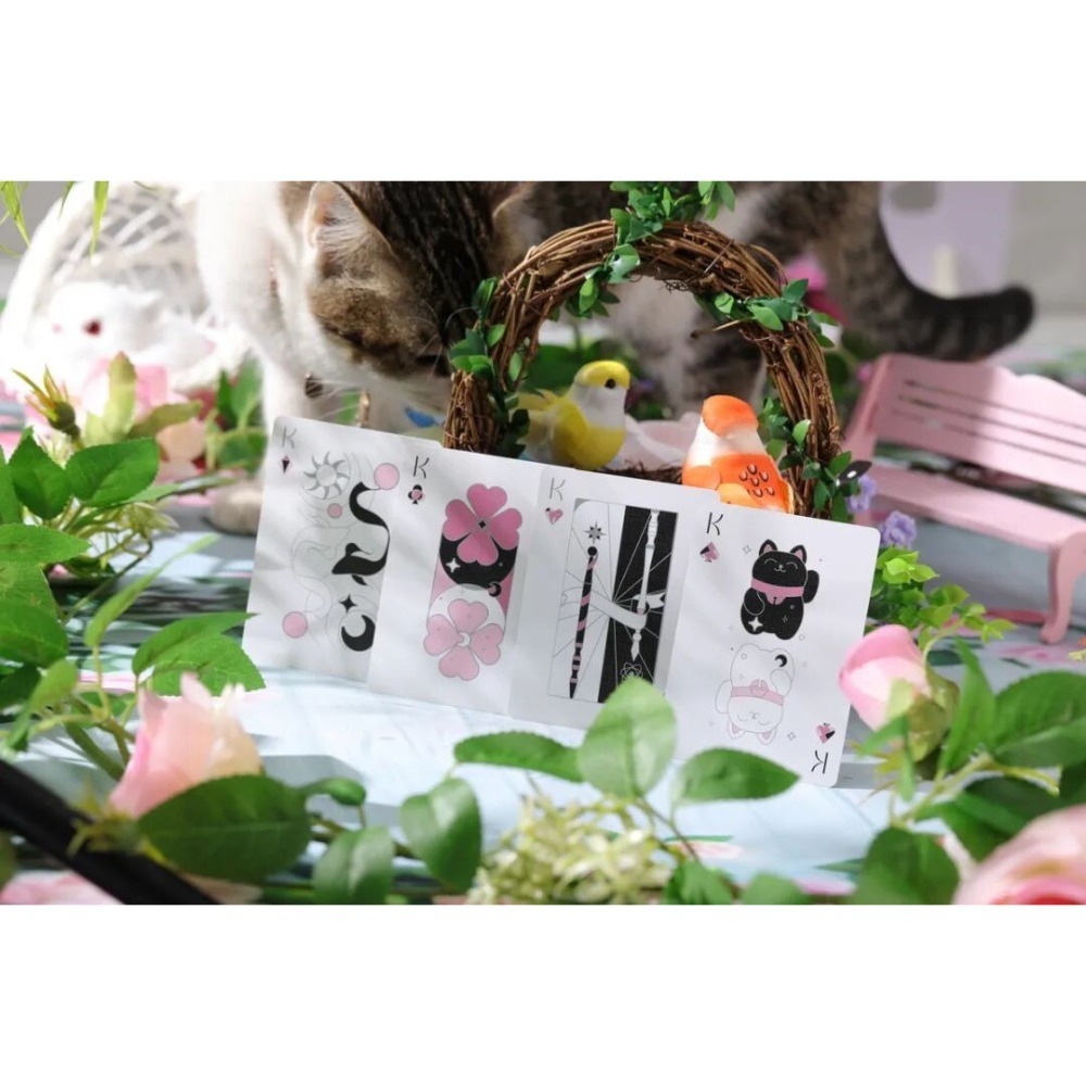 【千葉撲克】現貨 粉PINK 撲克牌 金屬油墨 收藏牌 魔術 花切專用牌 單車牌 禮物 紙牌 渡邊燙金 練習牌-細節圖6