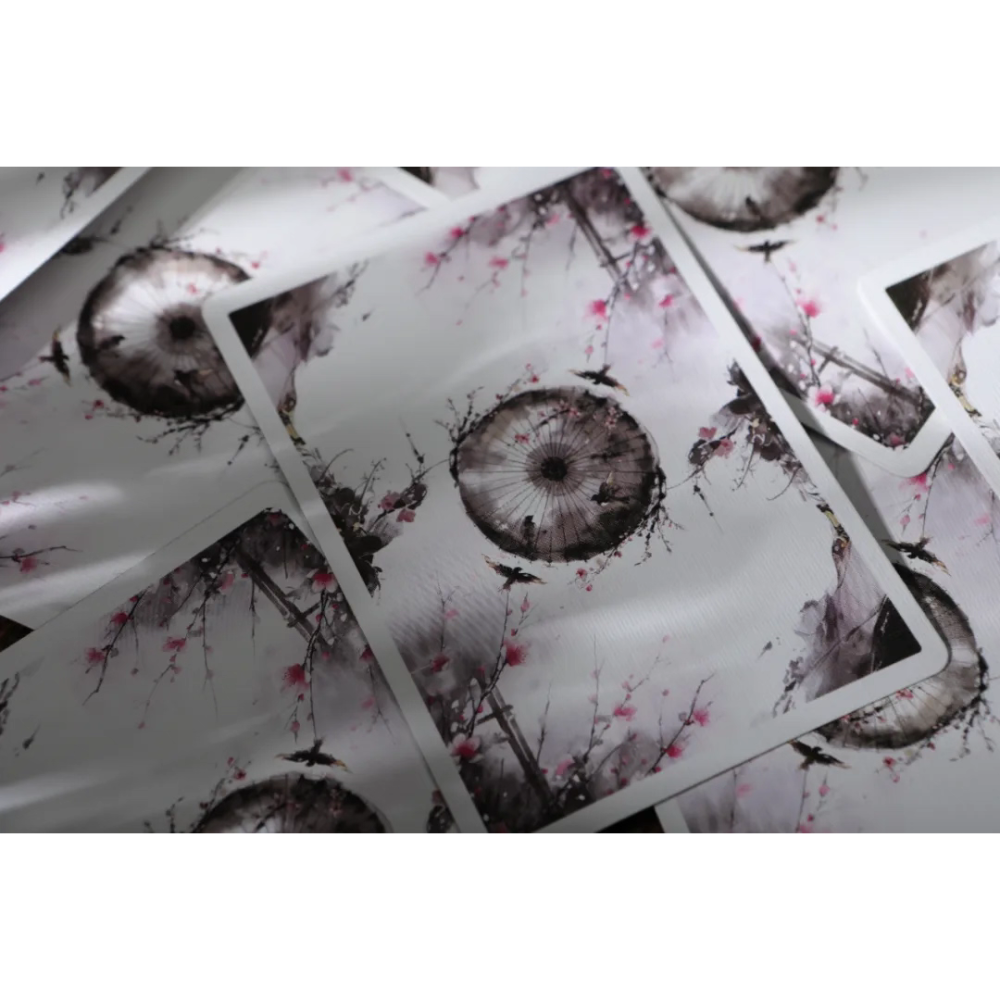 【千葉撲克】現貨 暗香疏影 撲克牌 古風 書法 國風 花切練習牌 魔術道具 收藏牌 紙牌 uspcc 花切專用牌-細節圖6