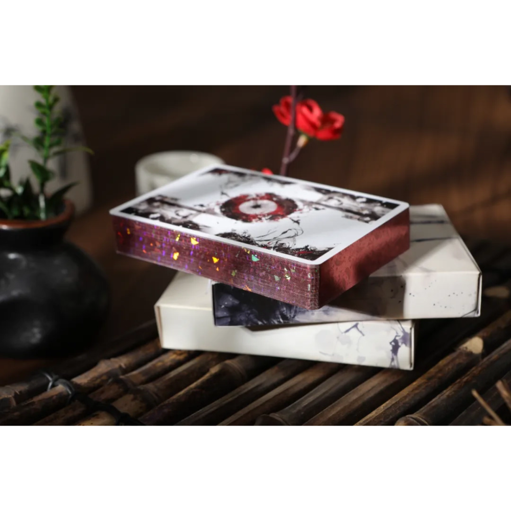 【千葉撲克】現貨 暗香疏影 撲克牌 古風 書法 國風 花切練習牌 魔術道具 收藏牌 紙牌 uspcc 花切專用牌-細節圖10