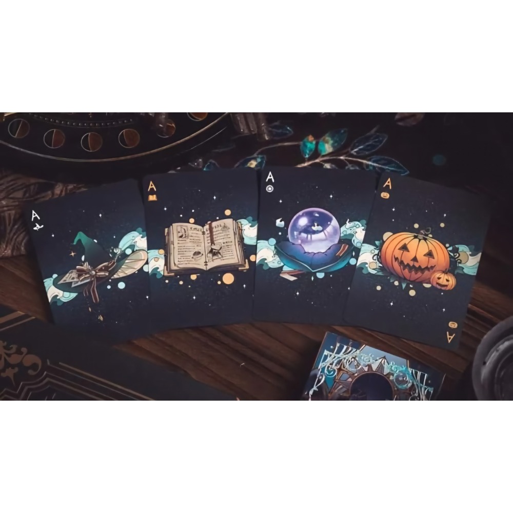 【千葉撲克】現貨 kingstar魔女 撲克牌 二次元 花切撲克牌 練習牌 收藏牌 魔術道具 ks撲克牌-細節圖5