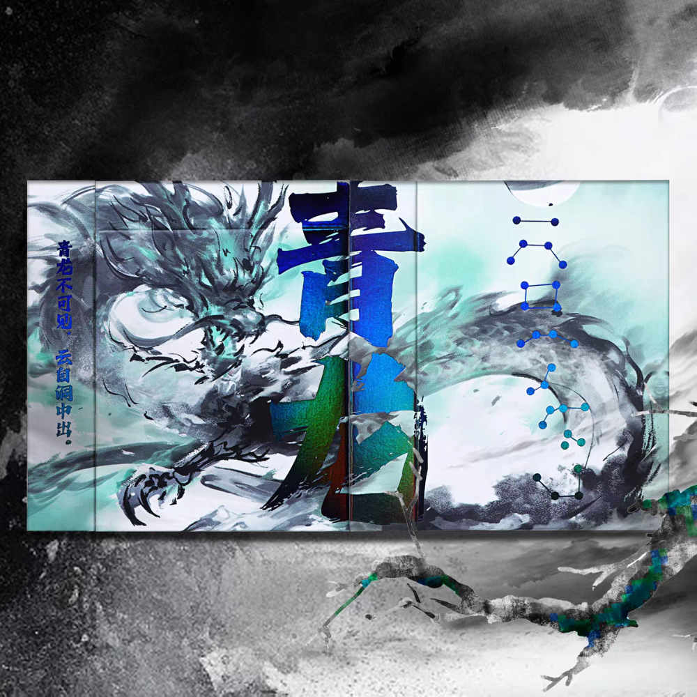 【千葉撲克】現貨 四大神獸 撲克牌 收藏牌 魔術 花切專用牌 單車牌 禮物 紙牌 uspcc 渡邊燙金 練習牌-規格圖11