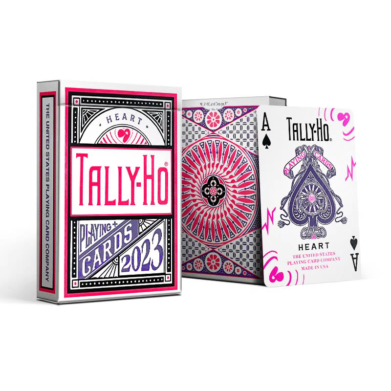 【千葉撲克】現貨 Tally ho 純愛系列 撲克牌 弓箭 愛心 綠色 紅色 花切撲克牌 uspc 收藏牌 魔術道具練習-規格圖9