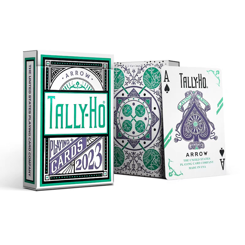 【千葉撲克】現貨 Tally ho 純愛系列 撲克牌 弓箭 愛心 綠色 紅色 花切撲克牌 uspc 收藏牌 魔術道具練習-規格圖9