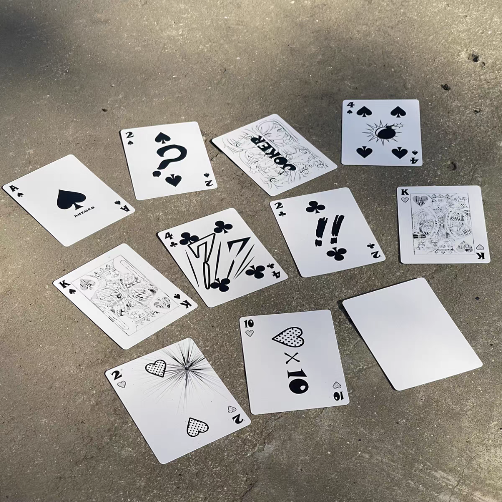 【千葉撲克】現貨 賈德漫畫 v4 限量漫畫撲克牌 二次元 動漫 漫畫花切 魔術道具收藏牌 紙牌 uspcc 花切專用牌-細節圖3