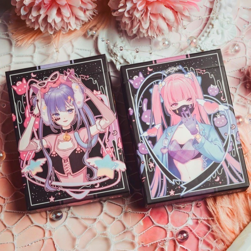 【千葉撲克】現貨 叛逆天使 撲克牌 限量5000副 二次元撲克牌 動漫 動畫 桌遊 花切牌 練習牌 收藏牌 魔術道具-細節圖2