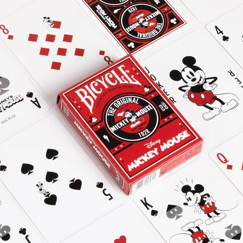 【千葉撲克】現貨 Bicycle 迪士尼米老鼠 米奇 撲克牌 經典款 USPCC紙牌 收藏牌 花切撲克 禮物 魔術 卡通-細節圖3