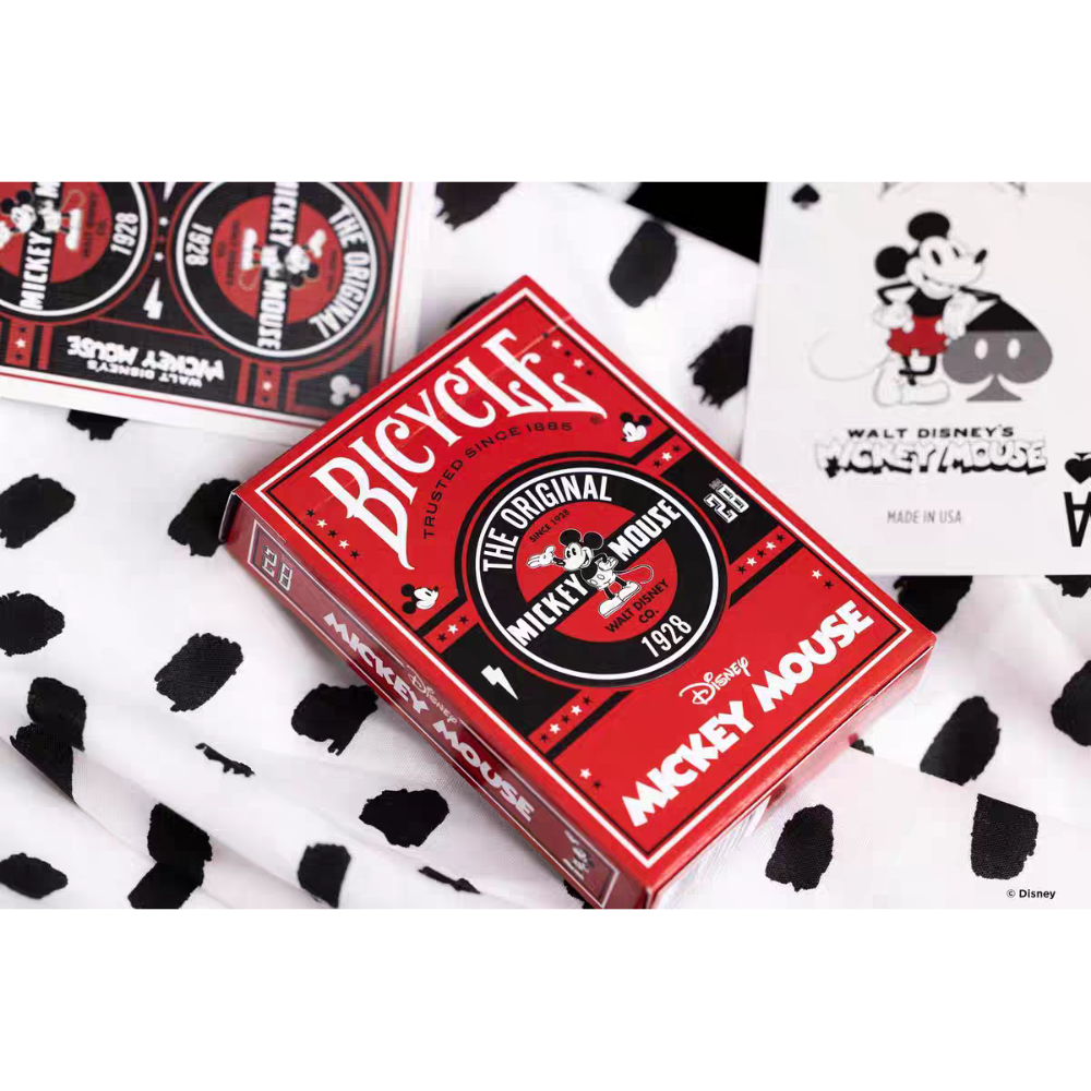 【千葉撲克】現貨 Bicycle 迪士尼米老鼠 米奇 撲克牌 經典款 USPCC紙牌 收藏牌 花切撲克 禮物 魔術 卡通-細節圖7