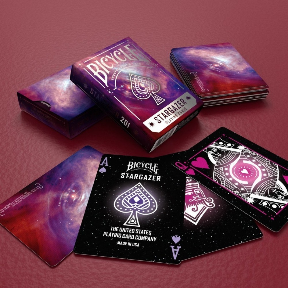 【千葉撲克】現貨 Bicycle 觀星者201 撲克牌 第二代 stargazer 201 單車牌 花切練習收藏牌 星空-細節圖11