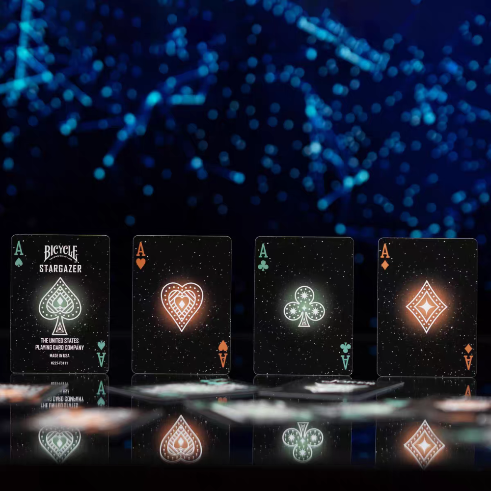 【千葉撲克】現貨 Bicycle 觀星者 203 撲克牌 最新款 Stargazer 魔術 收藏牌 花切專用牌 練習牌-細節圖4