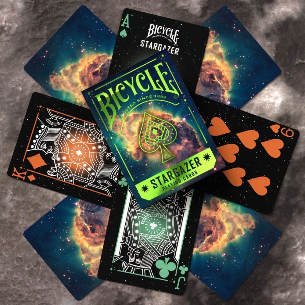 【千葉撲克】現貨 Bicycle 觀星者 203 撲克牌 最新款 Stargazer 魔術 收藏牌 花切專用牌 練習牌-細節圖10