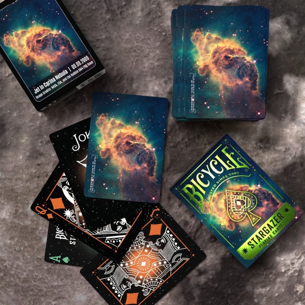 【千葉撲克】現貨 Bicycle 觀星者 203 撲克牌 最新款 Stargazer 魔術 收藏牌 花切專用牌 練習牌-細節圖11